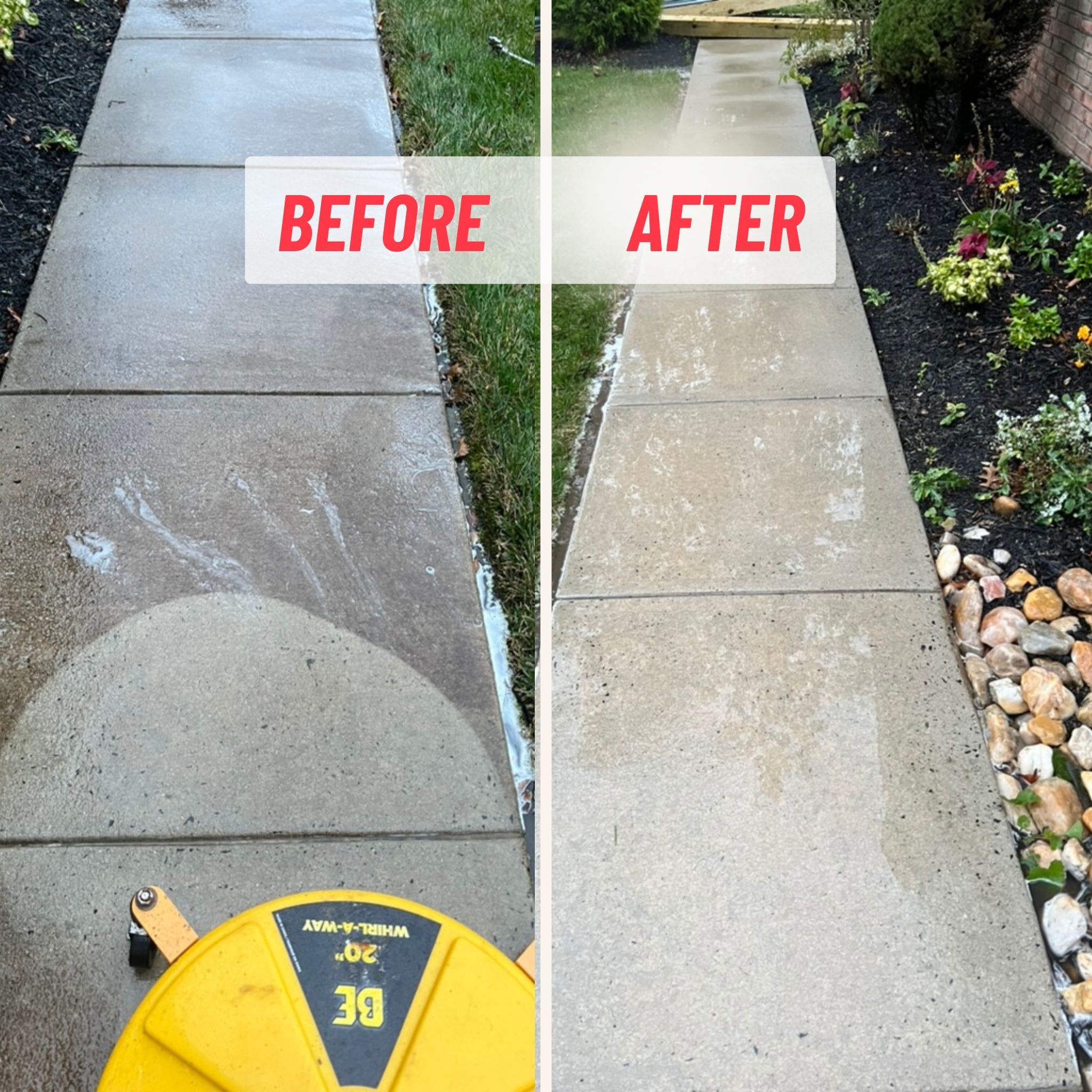 ✨ Revive Your Sidewalk in Doylestown, PA! Discover the Magic of Concrete Cleaning! ✨