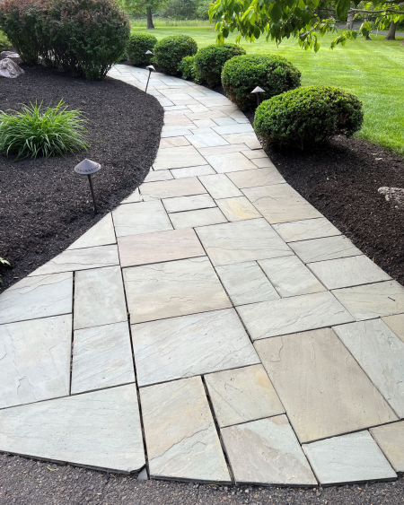 Blue Stone Walkway in New Hope, PA